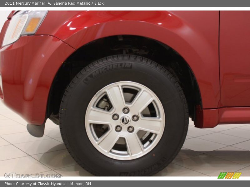 Sangria Red Metallic / Black 2011 Mercury Mariner I4