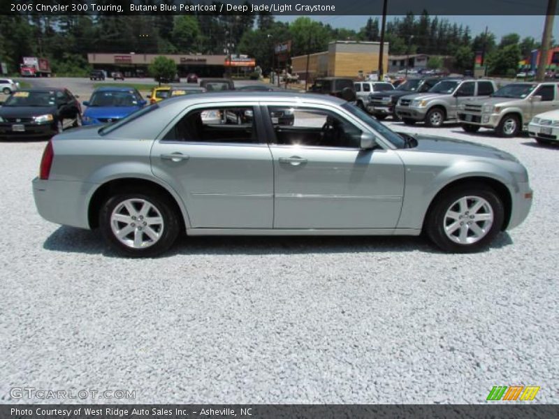 Butane Blue Pearlcoat / Deep Jade/Light Graystone 2006 Chrysler 300 Touring