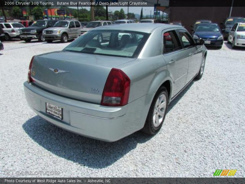 Butane Blue Pearlcoat / Deep Jade/Light Graystone 2006 Chrysler 300 Touring