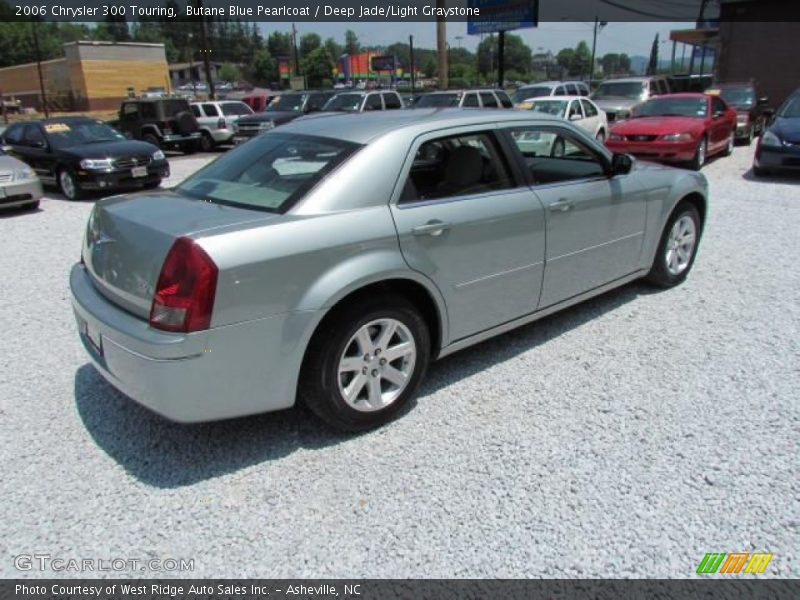 Butane Blue Pearlcoat / Deep Jade/Light Graystone 2006 Chrysler 300 Touring