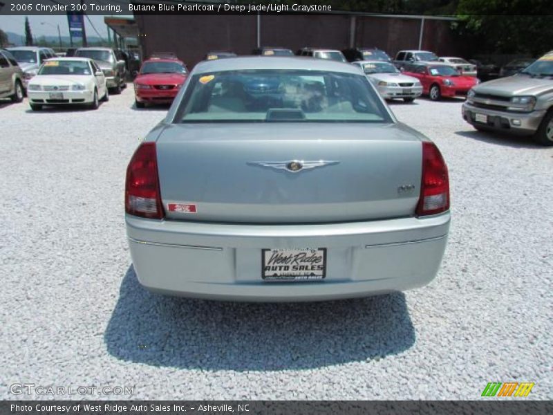 Butane Blue Pearlcoat / Deep Jade/Light Graystone 2006 Chrysler 300 Touring
