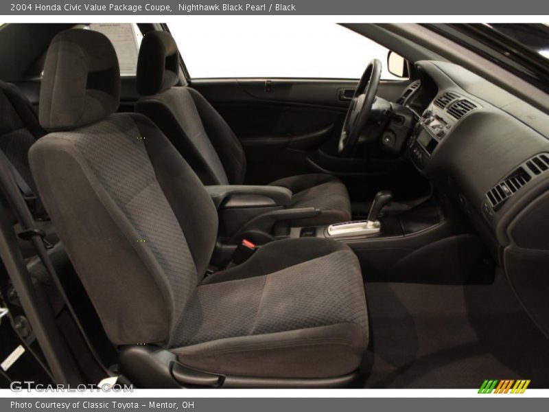 Nighthawk Black Pearl / Black 2004 Honda Civic Value Package Coupe