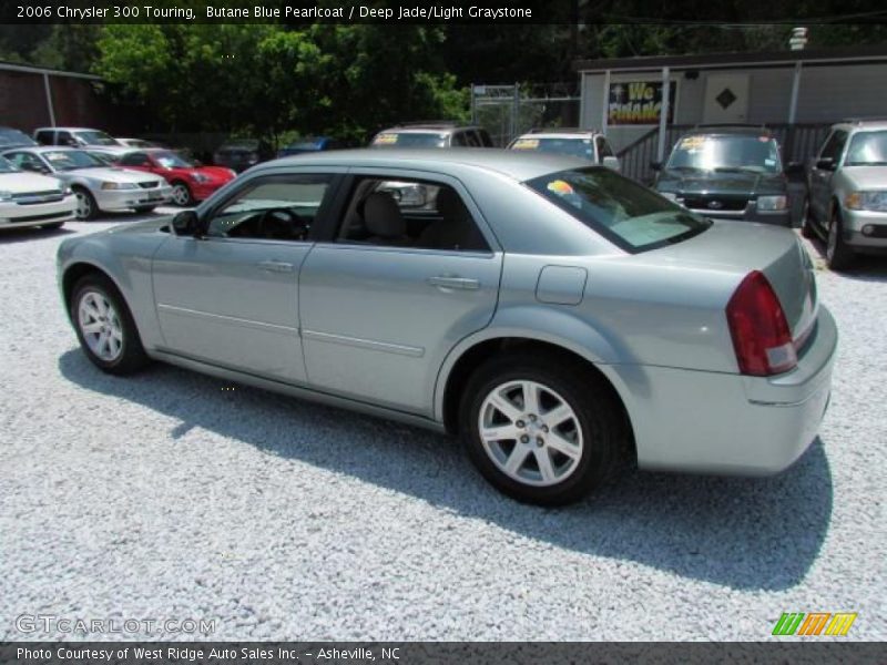 Butane Blue Pearlcoat / Deep Jade/Light Graystone 2006 Chrysler 300 Touring