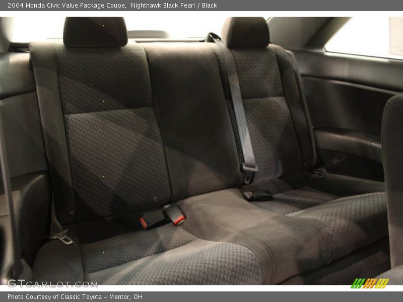 Nighthawk Black Pearl / Black 2004 Honda Civic Value Package Coupe