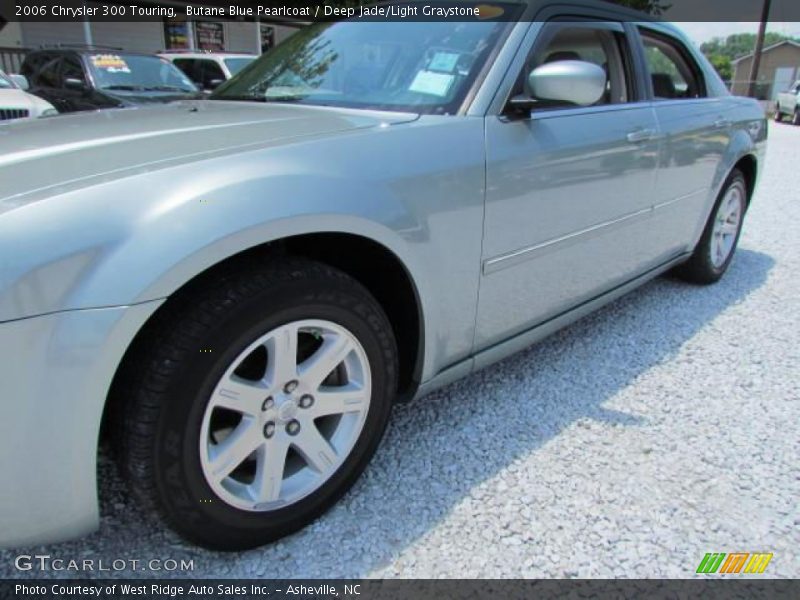 Butane Blue Pearlcoat / Deep Jade/Light Graystone 2006 Chrysler 300 Touring