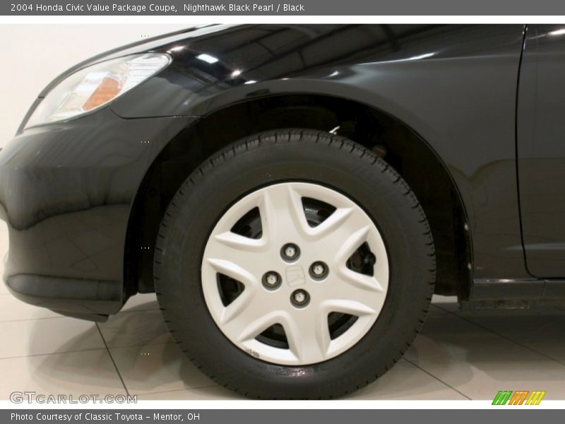 Nighthawk Black Pearl / Black 2004 Honda Civic Value Package Coupe