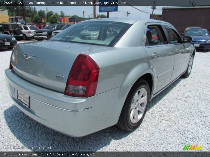 Butane Blue Pearlcoat / Deep Jade/Light Graystone 2006 Chrysler 300 Touring