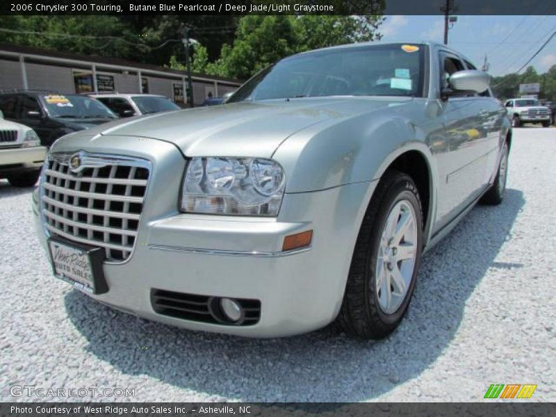 Butane Blue Pearlcoat / Deep Jade/Light Graystone 2006 Chrysler 300 Touring