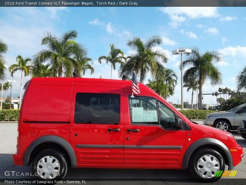 Torch Red / Dark Gray 2010 Ford Transit Connect XLT Passenger Wagon