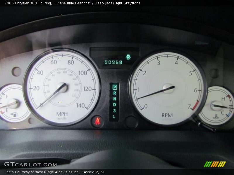 Butane Blue Pearlcoat / Deep Jade/Light Graystone 2006 Chrysler 300 Touring