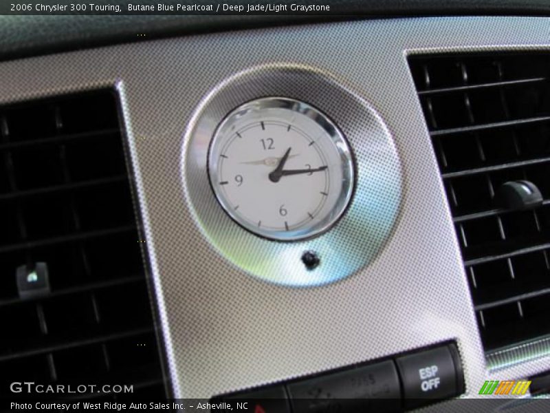 Butane Blue Pearlcoat / Deep Jade/Light Graystone 2006 Chrysler 300 Touring