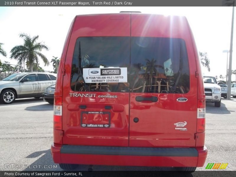 Torch Red / Dark Gray 2010 Ford Transit Connect XLT Passenger Wagon