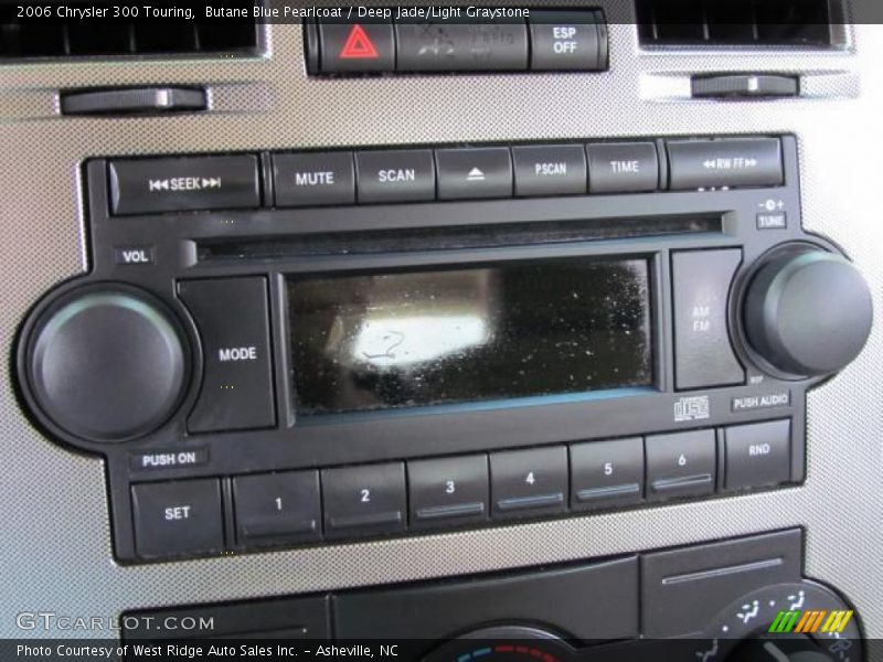 Butane Blue Pearlcoat / Deep Jade/Light Graystone 2006 Chrysler 300 Touring