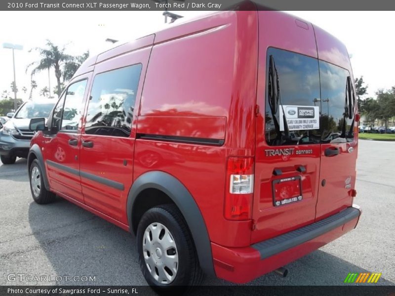 Torch Red / Dark Gray 2010 Ford Transit Connect XLT Passenger Wagon