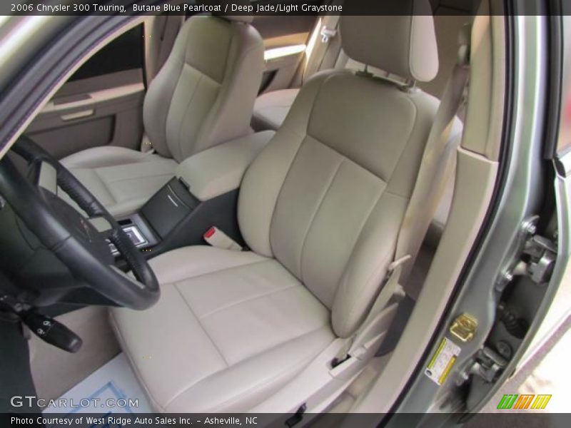 Butane Blue Pearlcoat / Deep Jade/Light Graystone 2006 Chrysler 300 Touring