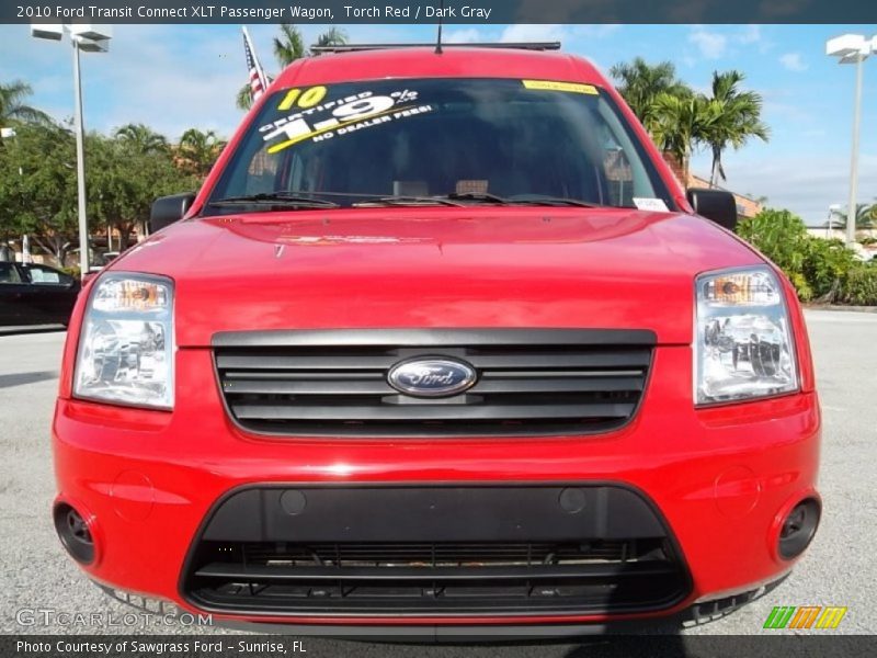 Torch Red / Dark Gray 2010 Ford Transit Connect XLT Passenger Wagon
