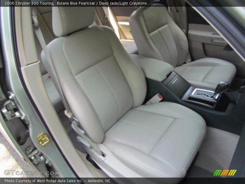 Butane Blue Pearlcoat / Deep Jade/Light Graystone 2006 Chrysler 300 Touring