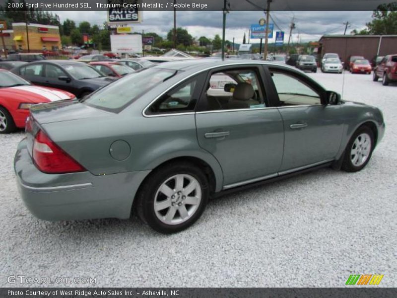 Titanium Green Metallic / Pebble Beige 2006 Ford Five Hundred SEL