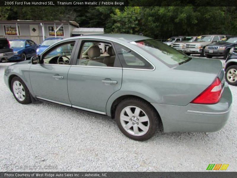 Titanium Green Metallic / Pebble Beige 2006 Ford Five Hundred SEL
