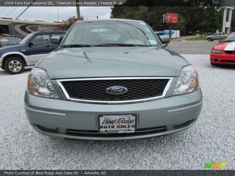 Titanium Green Metallic / Pebble Beige 2006 Ford Five Hundred SEL