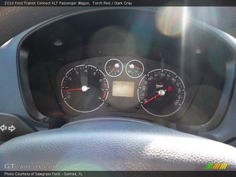 Torch Red / Dark Gray 2010 Ford Transit Connect XLT Passenger Wagon