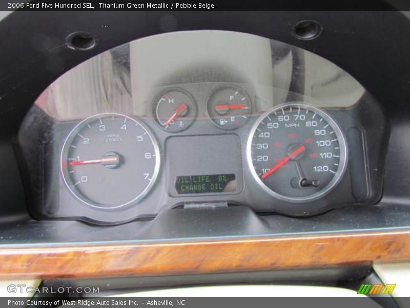 Titanium Green Metallic / Pebble Beige 2006 Ford Five Hundred SEL
