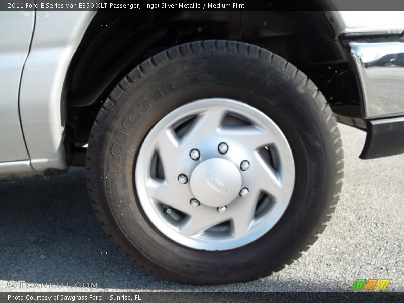 Ingot Silver Metallic / Medium Flint 2011 Ford E Series Van E350 XLT Passenger
