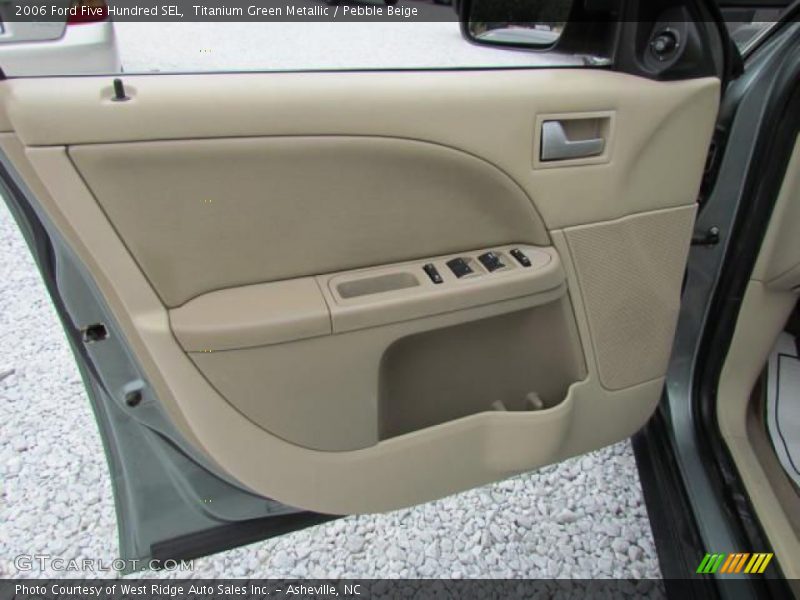 Titanium Green Metallic / Pebble Beige 2006 Ford Five Hundred SEL