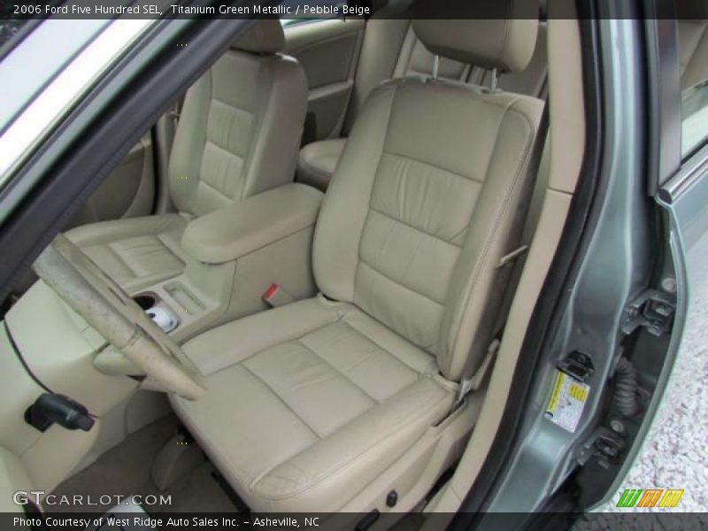 Titanium Green Metallic / Pebble Beige 2006 Ford Five Hundred SEL