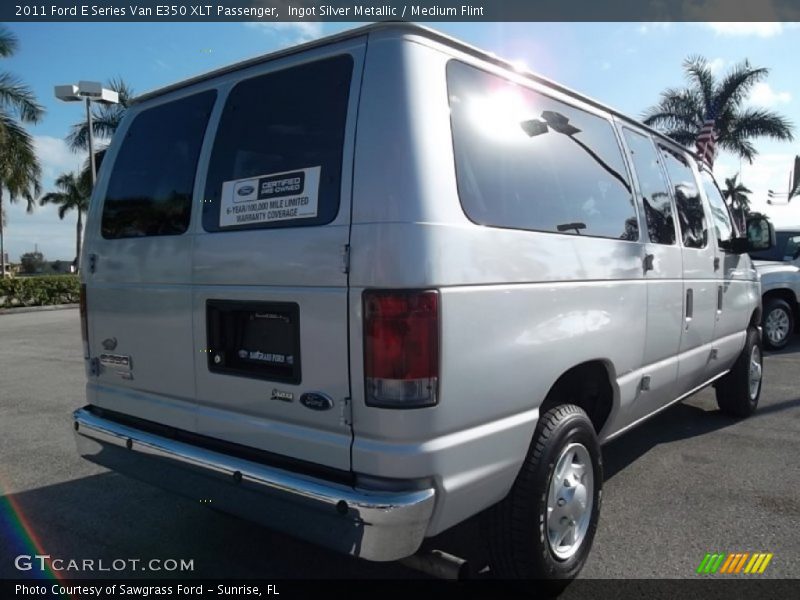 Ingot Silver Metallic / Medium Flint 2011 Ford E Series Van E350 XLT Passenger