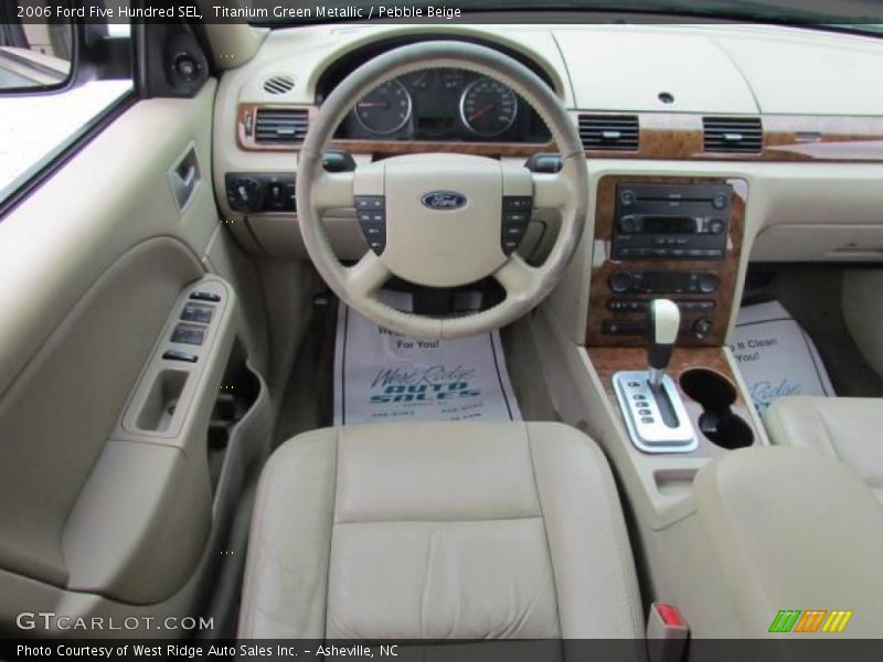 Titanium Green Metallic / Pebble Beige 2006 Ford Five Hundred SEL