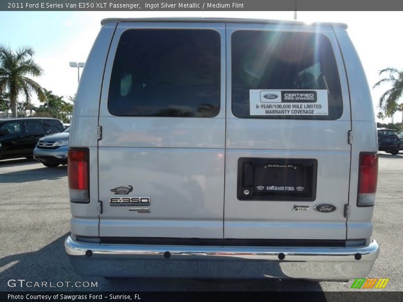 Ingot Silver Metallic / Medium Flint 2011 Ford E Series Van E350 XLT Passenger