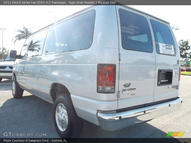 Ingot Silver Metallic / Medium Flint 2011 Ford E Series Van E350 XLT Passenger