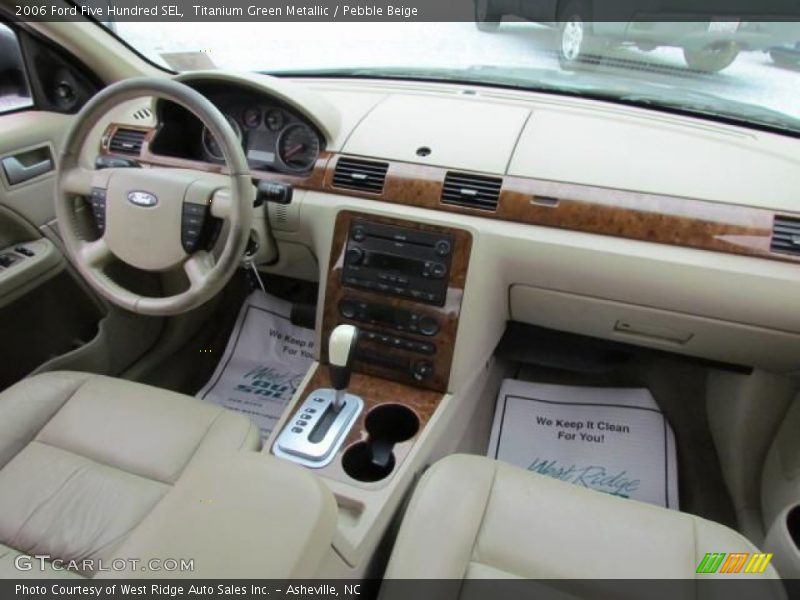 Titanium Green Metallic / Pebble Beige 2006 Ford Five Hundred SEL