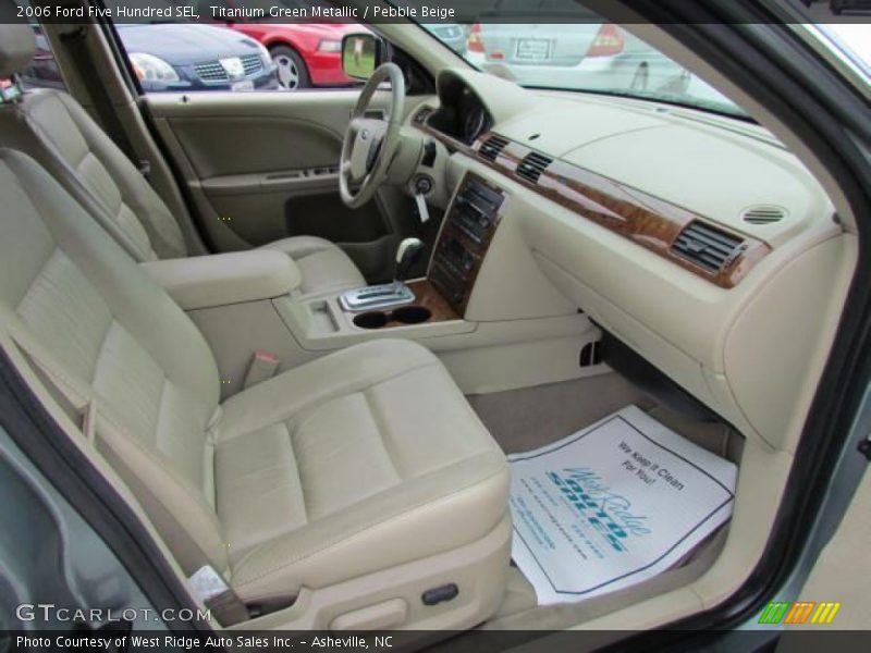 Titanium Green Metallic / Pebble Beige 2006 Ford Five Hundred SEL