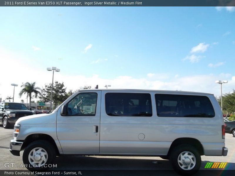 Ingot Silver Metallic / Medium Flint 2011 Ford E Series Van E350 XLT Passenger