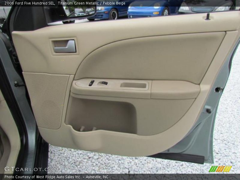 Titanium Green Metallic / Pebble Beige 2006 Ford Five Hundred SEL