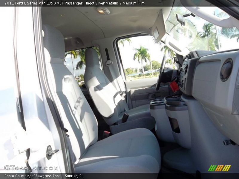 Ingot Silver Metallic / Medium Flint 2011 Ford E Series Van E350 XLT Passenger