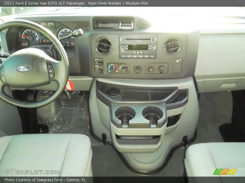 Ingot Silver Metallic / Medium Flint 2011 Ford E Series Van E350 XLT Passenger