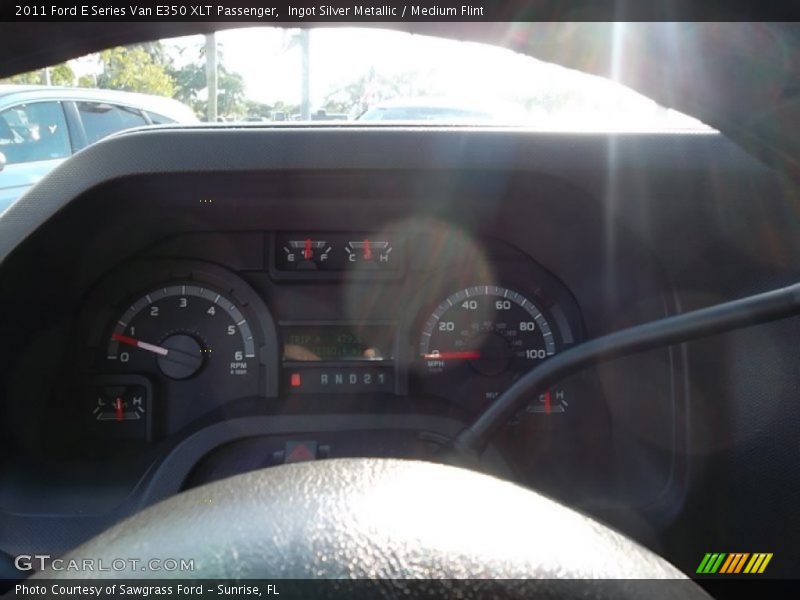 Ingot Silver Metallic / Medium Flint 2011 Ford E Series Van E350 XLT Passenger