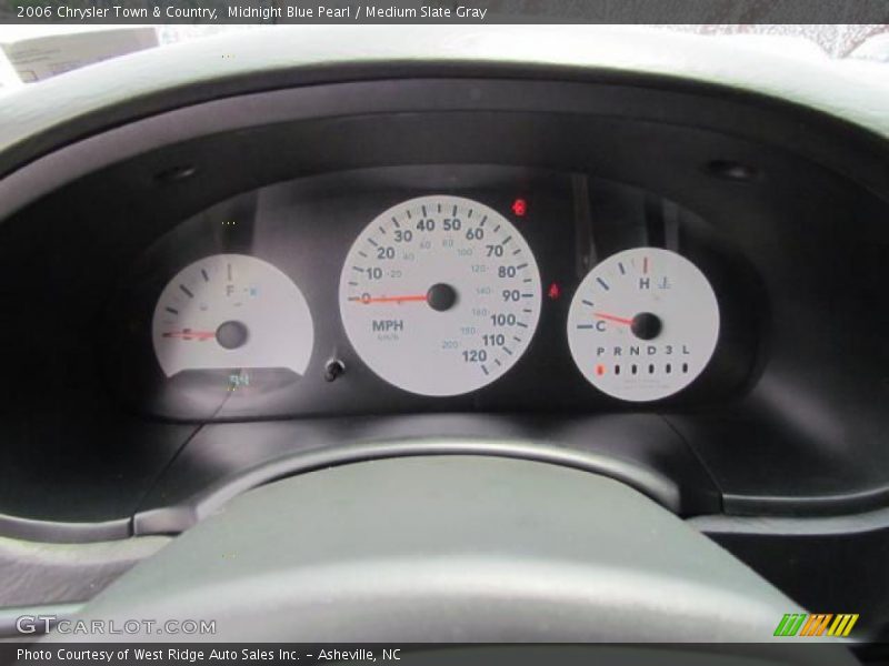 Midnight Blue Pearl / Medium Slate Gray 2006 Chrysler Town & Country