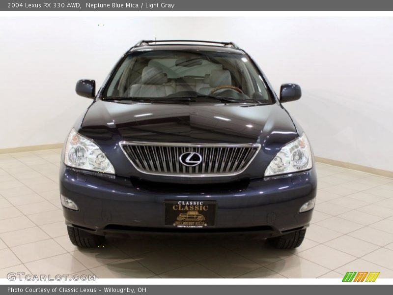 Neptune Blue Mica / Light Gray 2004 Lexus RX 330 AWD