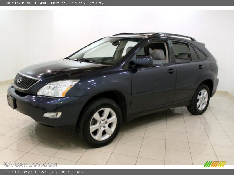 Neptune Blue Mica / Light Gray 2004 Lexus RX 330 AWD