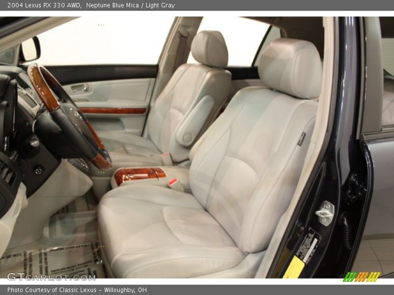Neptune Blue Mica / Light Gray 2004 Lexus RX 330 AWD