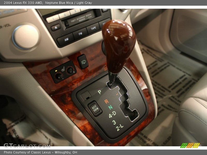 Neptune Blue Mica / Light Gray 2004 Lexus RX 330 AWD