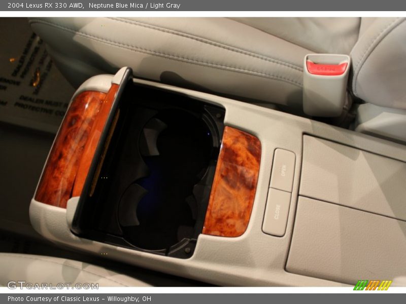 Neptune Blue Mica / Light Gray 2004 Lexus RX 330 AWD