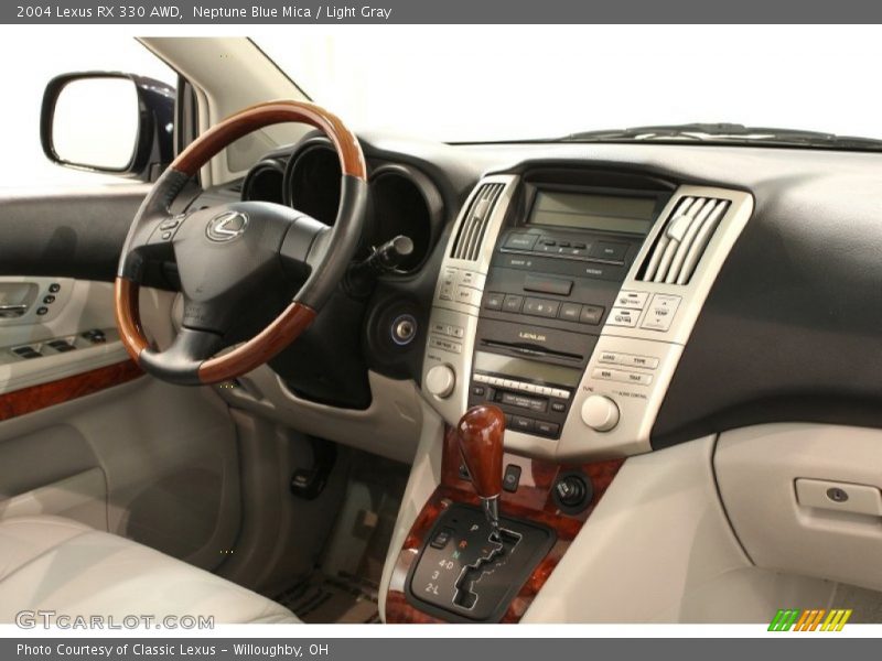 Neptune Blue Mica / Light Gray 2004 Lexus RX 330 AWD