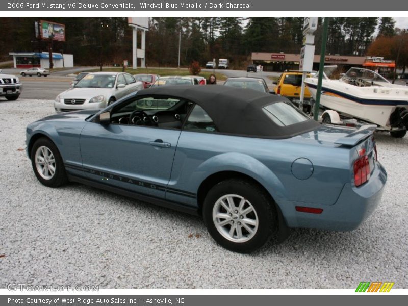 Windveil Blue Metallic / Dark Charcoal 2006 Ford Mustang V6 Deluxe Convertible