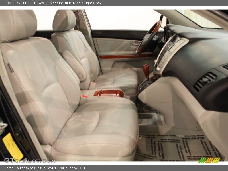 Neptune Blue Mica / Light Gray 2004 Lexus RX 330 AWD
