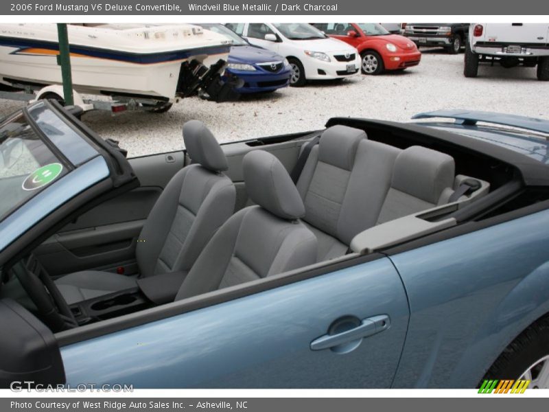 Windveil Blue Metallic / Dark Charcoal 2006 Ford Mustang V6 Deluxe Convertible